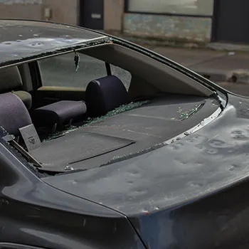 Hail Damage in Houston TX